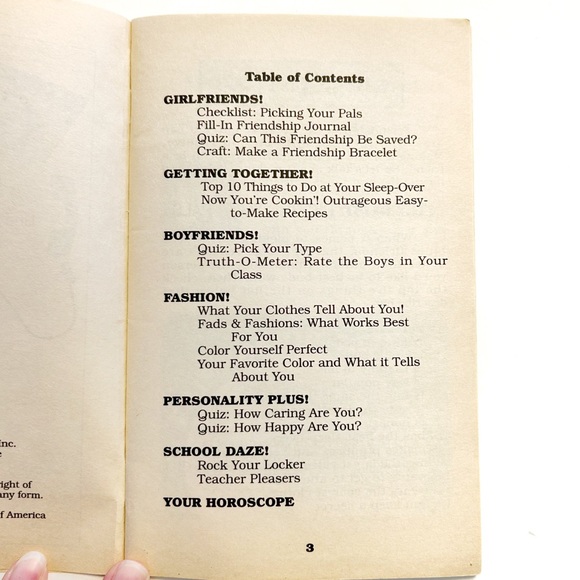 Vintage 1997 Girl to Girl Fill-In Friendship Journal Book Teens Tweens Sleepover - Picture 5 of 12